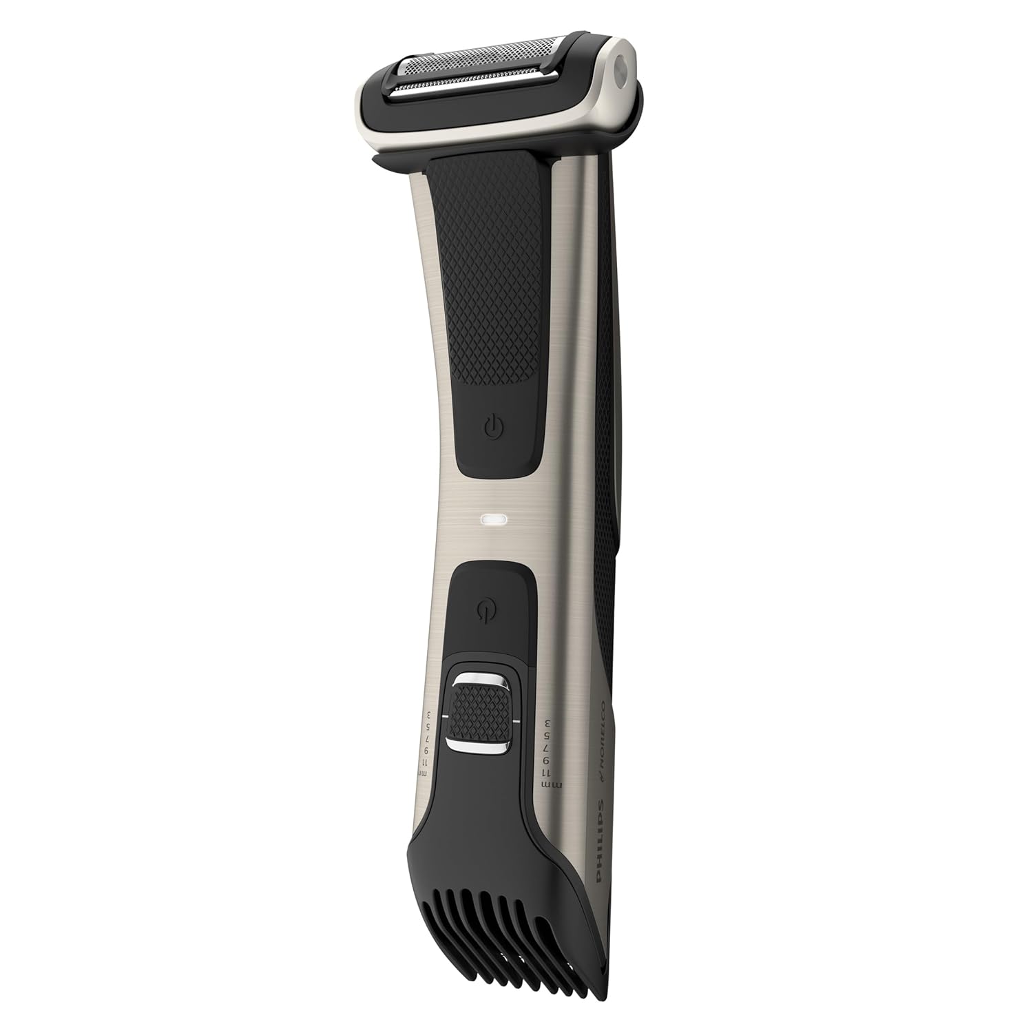 Philips Norelco Bodygroom 7000 Series, Showerproof Groin and Body Trimmer for Men, Precise Body Grooming, Adjustable Comb, Safe Even Below The Belt, 80 Min. Runtime, Model BG7030/49