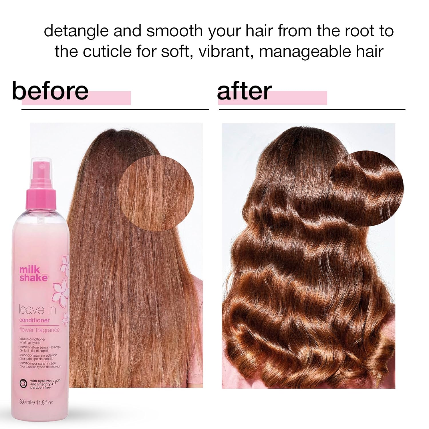 milk_shake Leave-In Conditioner Spray Detangler for Natural Hair