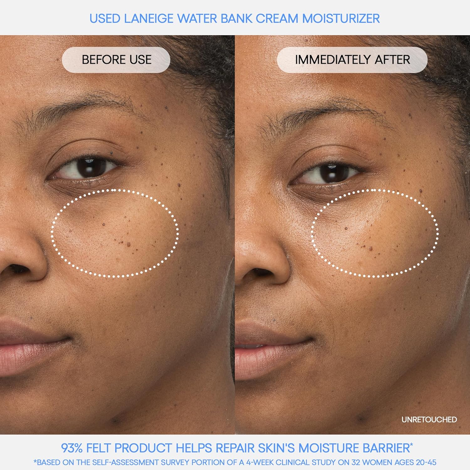 LANEIGE Water Bank Blue Hyaluronic Moisturizer: Barrier-Boosting Hydration, Squalane, Ceramide, Dermatologist-tested