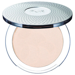 PUR Beauty 4-in-1 Pressed Mineral Makeup Powder Foundation with SPF 15 - Concealer & Finishing Compact Pressed Powder for Face - Buildable Medium to Full Coverage Foundation Powder