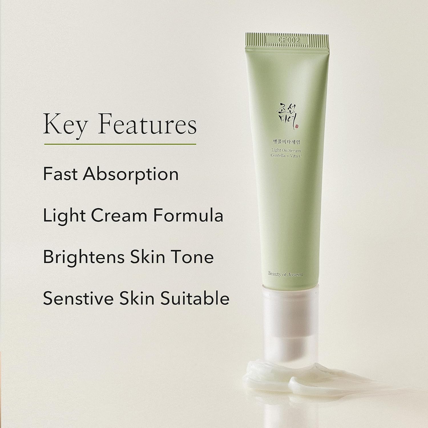 Beauty of Joseon Light On Serum Vitamin C Centella Dark Spot Fine Lines Pigmentation Correcting Serum, Hydrating Moisturizer, Korean Skin Care for Men and Women, 30ml, 1 fl.oz