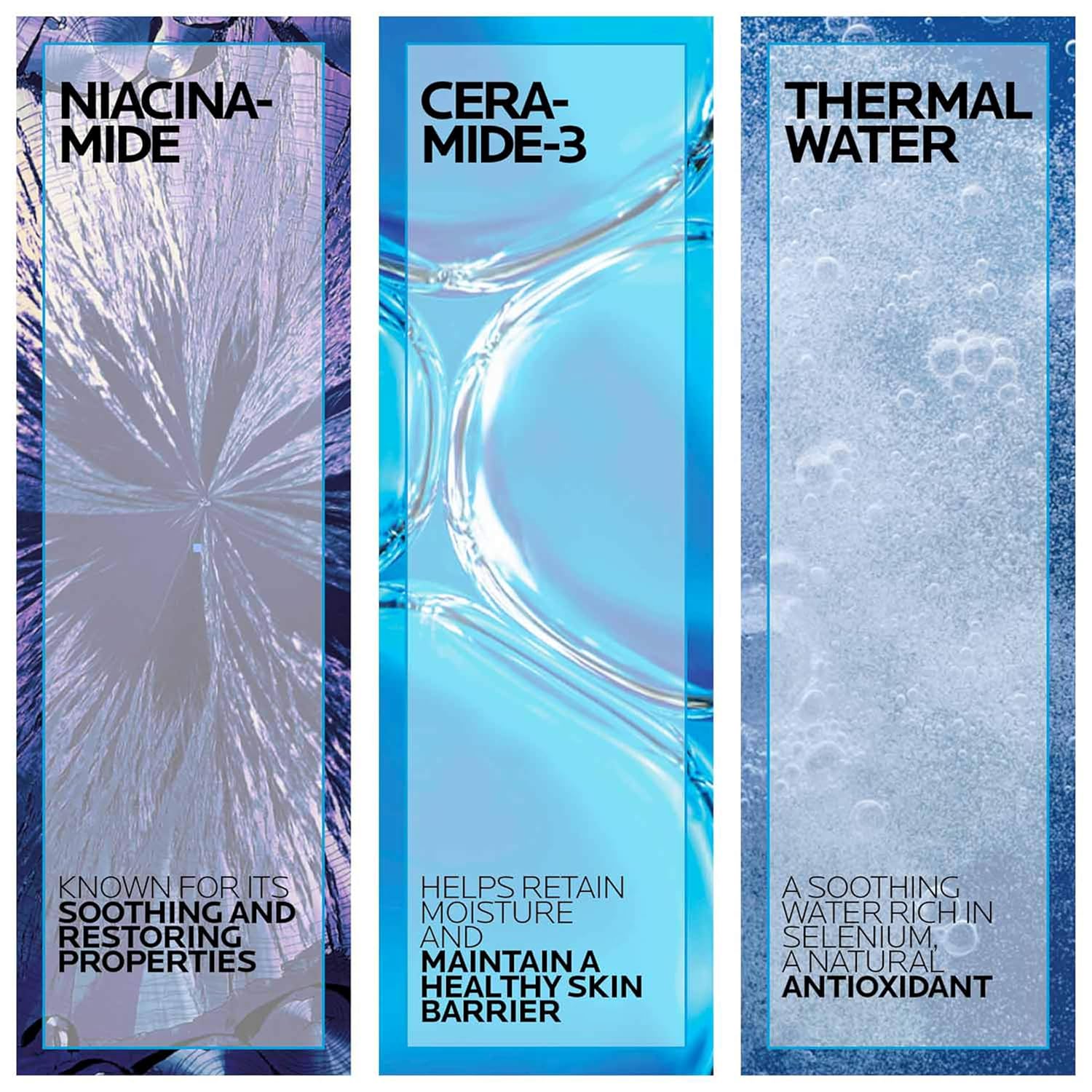 La Roche-Posay Toleriane Purifying Foaming Facial Cleanser, Niacinamide + Ceramides + Prebiotic Thermal Water, Oil Free Face Wash For Oily Skin, Pore Cleanser Safe For Sensitive Skin, Soap Free