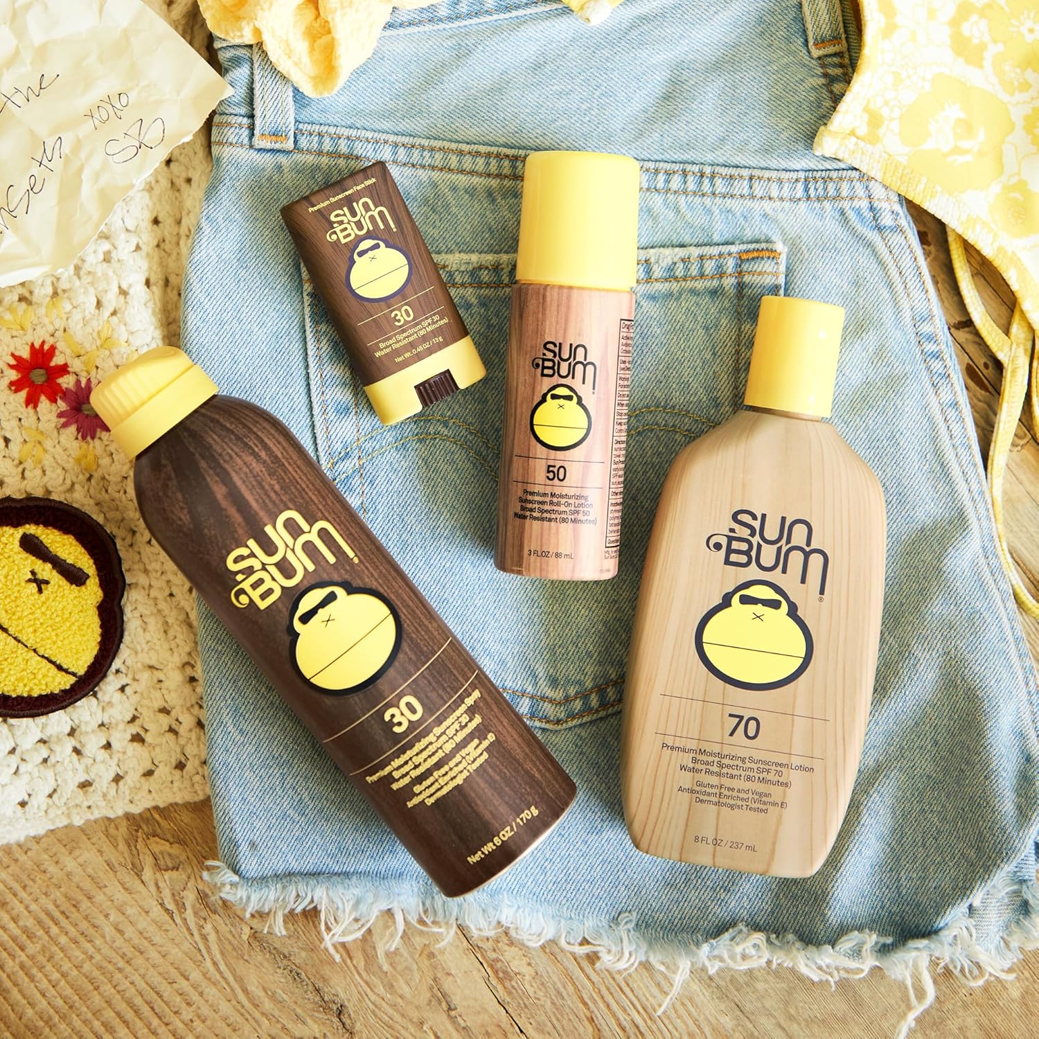 Sun Bum Original SPF 50 Roll-On Sunscreen Body Lotion - Broad Spectrum Moisturizing Sunscreen with Vitamin E - Hawaii 104 Act Compliant (Made without Octinoxate & Oxybenzone) - Travel Friendly - 3 oz