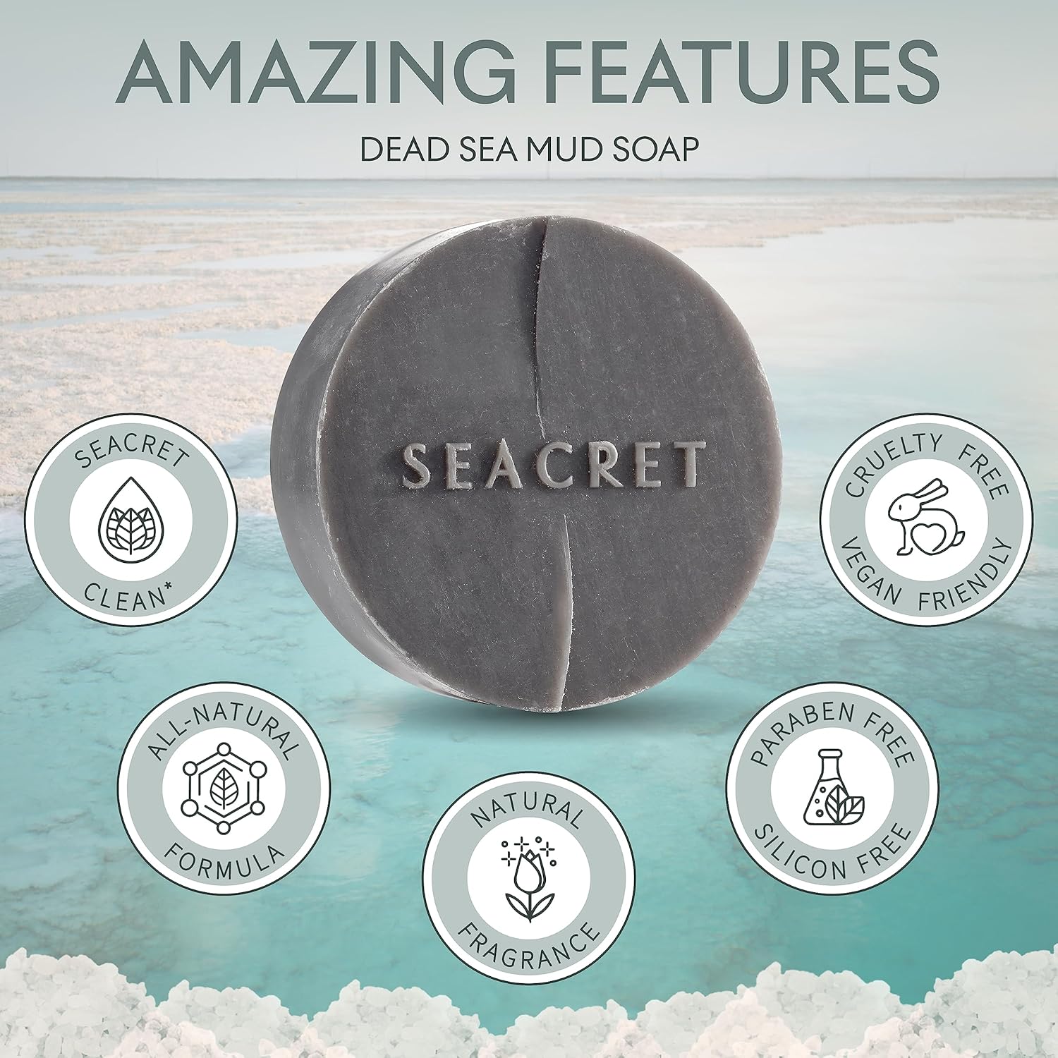 SEACRET Mud Bar Soap