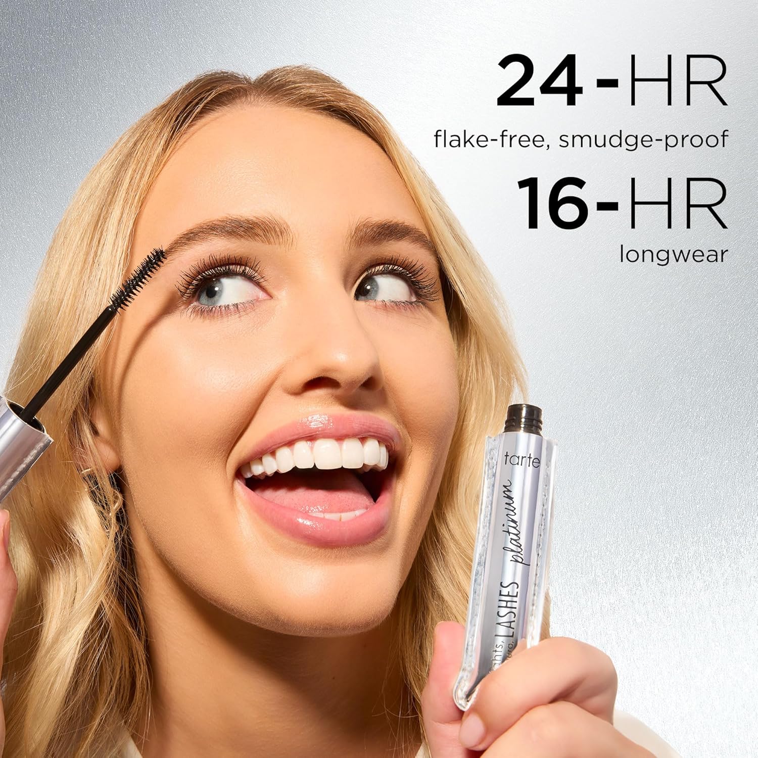 tarte lights, camera, lashes platinum voluminizing mascara