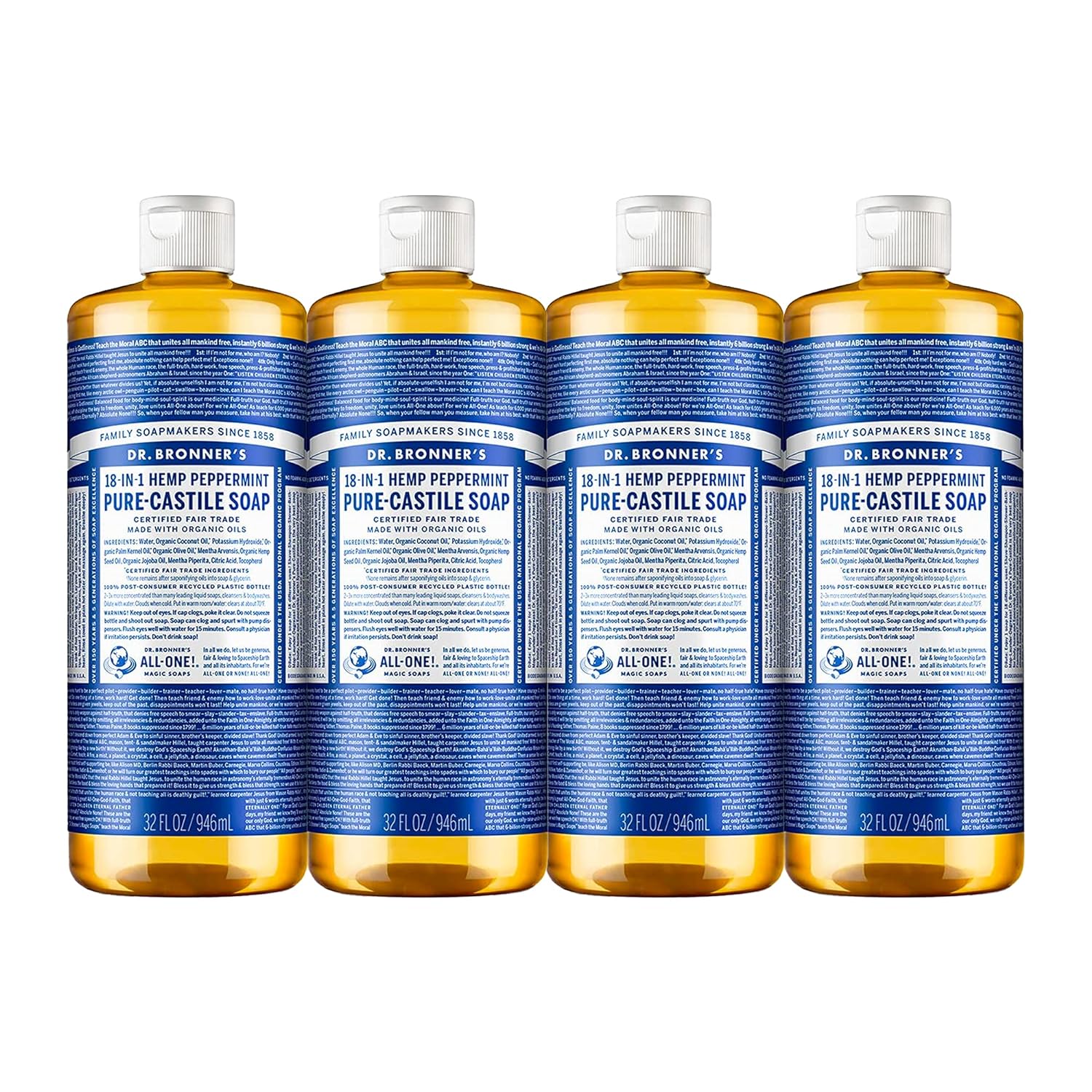 Dr Bronner - Rose Castile Liquid Soap | 236ml