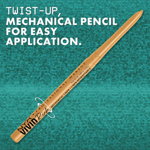 NYX PROFESSIONAL MAKEUP Vivid Rich Mechanical Eye Pencil, Vivid Rich Mechanical, Creamy Retractable Eyeliner - Smokin Topaz, Brown Eyeliner