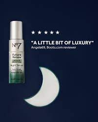 No7 Future Renew Damage Reversal Serum - Anti-Aging Face Night Serum - Hyaluronic Acid + Niacinamide for Sun Damage Reversal - Sensitive Skin Suitable (0.84 Fl Oz)
