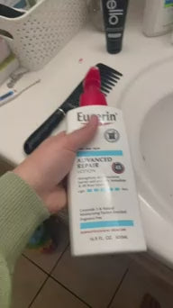 Eucerin Advanced Repair Body Lotion for Very Dry Skin, Unscented Lotion Formulated with Ceramides, 16.9 Fl Oz Bottle