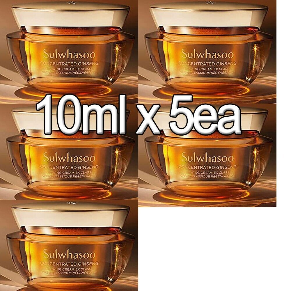 [Sulwhasoo] Concentrated Ginseng Rejuvenating Cream Rich 10ml x 5ea (50ml)
