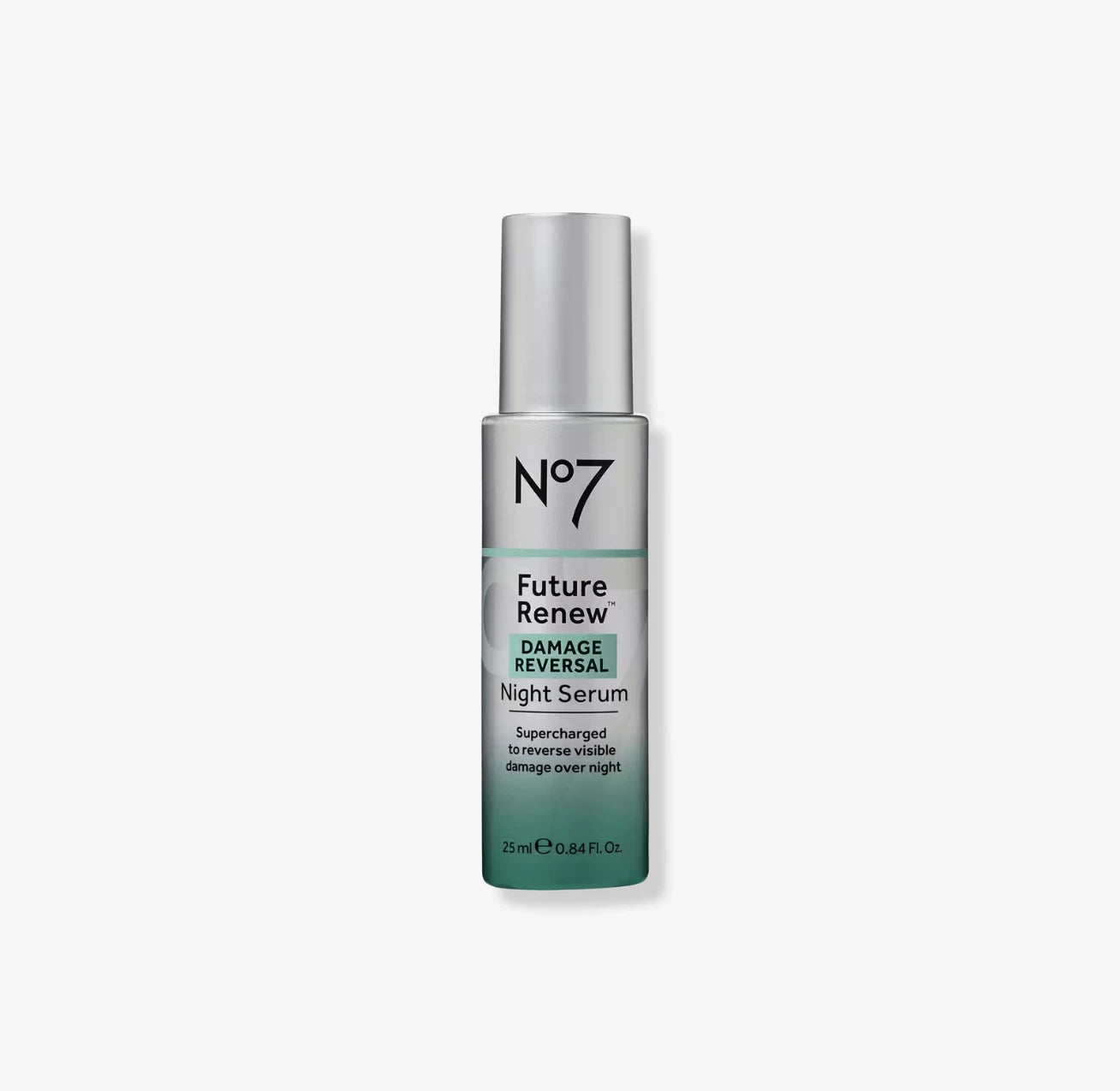 No7 Future Renew Damage Reversal Serum - Anti-Aging Face Night Serum - Hyaluronic Acid + Niacinamide for Sun Damage Reversal - Sensitive Skin Suitable (0.84 Fl Oz)