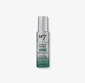 No7 Future Renew Damage Reversal Serum - Anti-Aging Face Night Serum - Hyaluronic Acid + Niacinamide for Sun Damage Reversal - Sensitive Skin Suitable (0.84 Fl Oz)