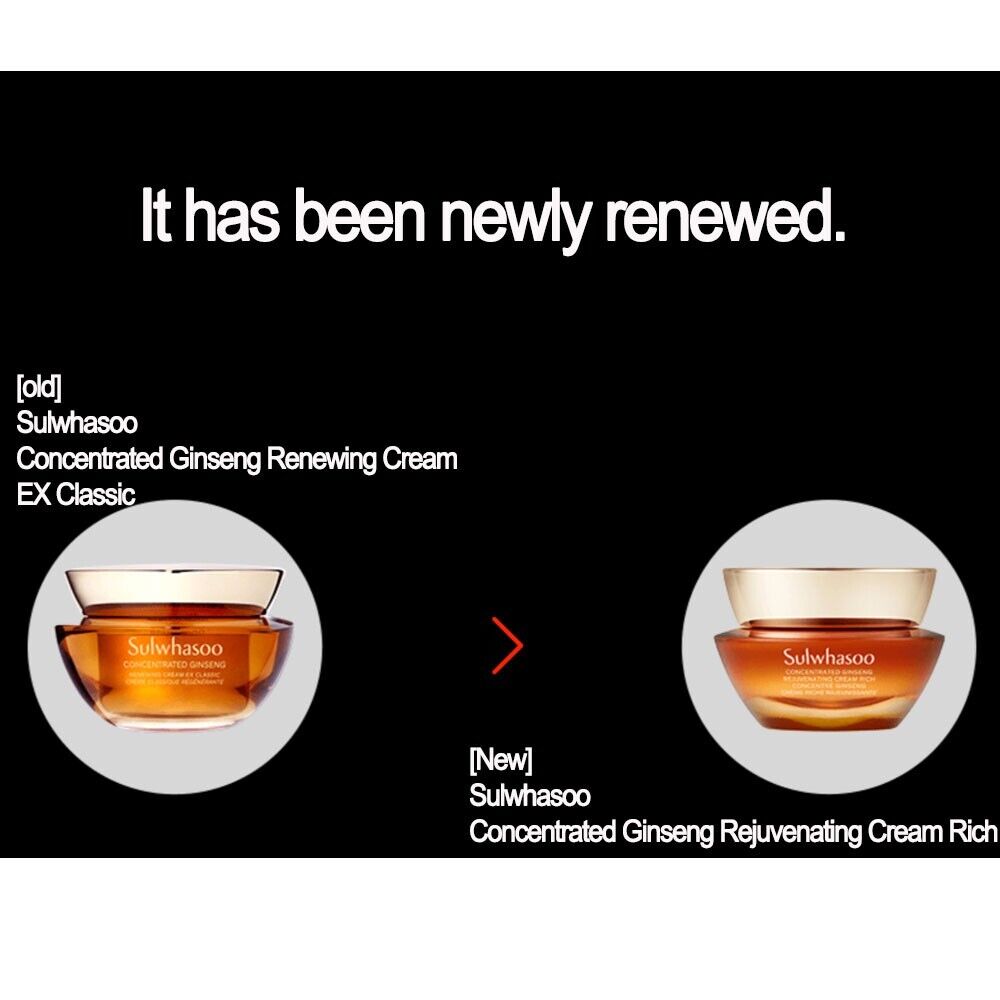 [Sulwhasoo] Concentrated Ginseng Rejuvenating Cream Rich 10ml x 5ea (50ml)